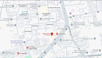 Location of Opulence Addor Aspire Co-Working space in Ambli, Ahmedabad - Image 292366